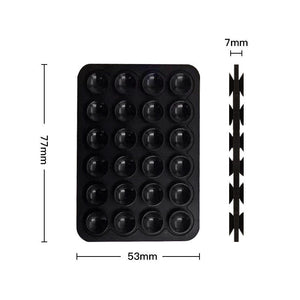 Double-sided silicone suction cup phone case holder high-value anti-drop three-dimensional suitable for Apple 17 female 2026 new model.