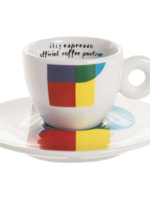 illy Art Collection 2015 Milan Expo Espresso and Latte Cups.