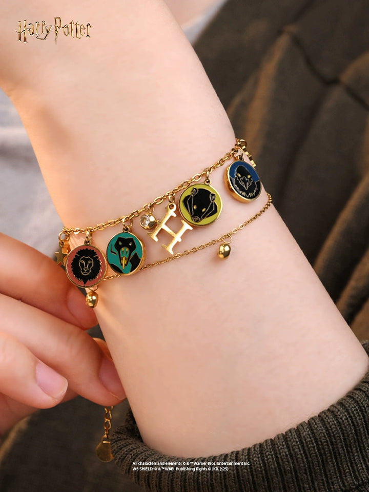 Genuine Harry Potter peripherals Hogwarts Four Houses handmade necklaces, fashionable hand accessories, exquisite accessories and gifts