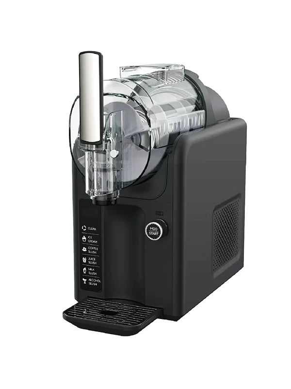 Modern Slush Machine making frozen drinks and smoothies with easy operation