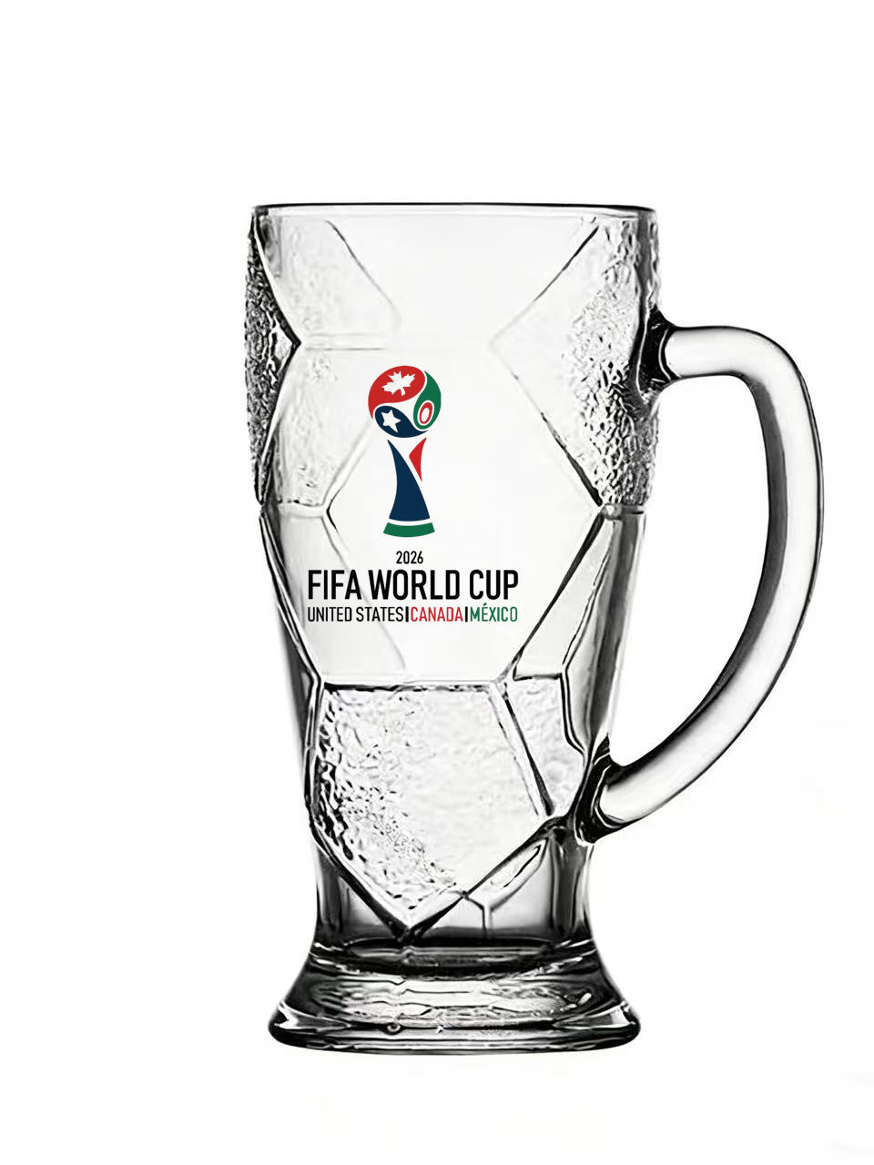 كوب زجاجي بتصميم FIFA World Cup 2026 المميز 500ml