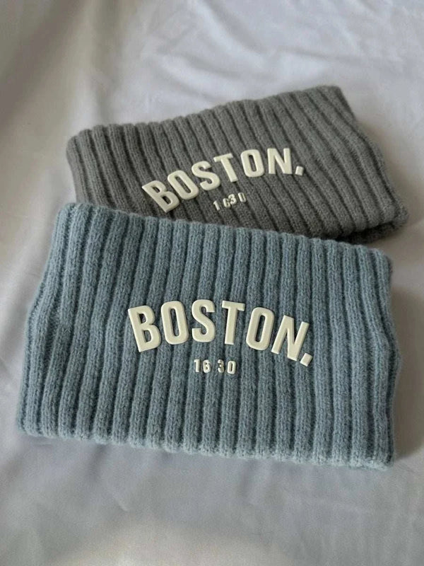 Korean alphabet باندانا شتوية للأناقة والدفء في الشتاء