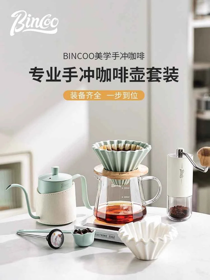 مجموعة ماكينة صنع القهوة Bincoo Pour-over - رفعة