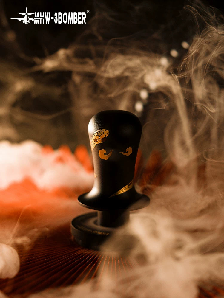 Bomber MHW Blitz Constant Force Powder Press Hammer Espresso Filling Powder Press Anti-Compression Deflection 58mm Spirit Snake Limited Edition