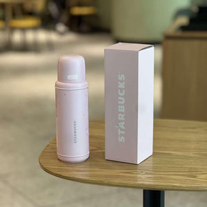 Starbucks Cup 2025 Cherry Blossom Spring Bloom Pink Girl's Heart Cold Glass Stainless Steel Straw Insulated Water Cup.