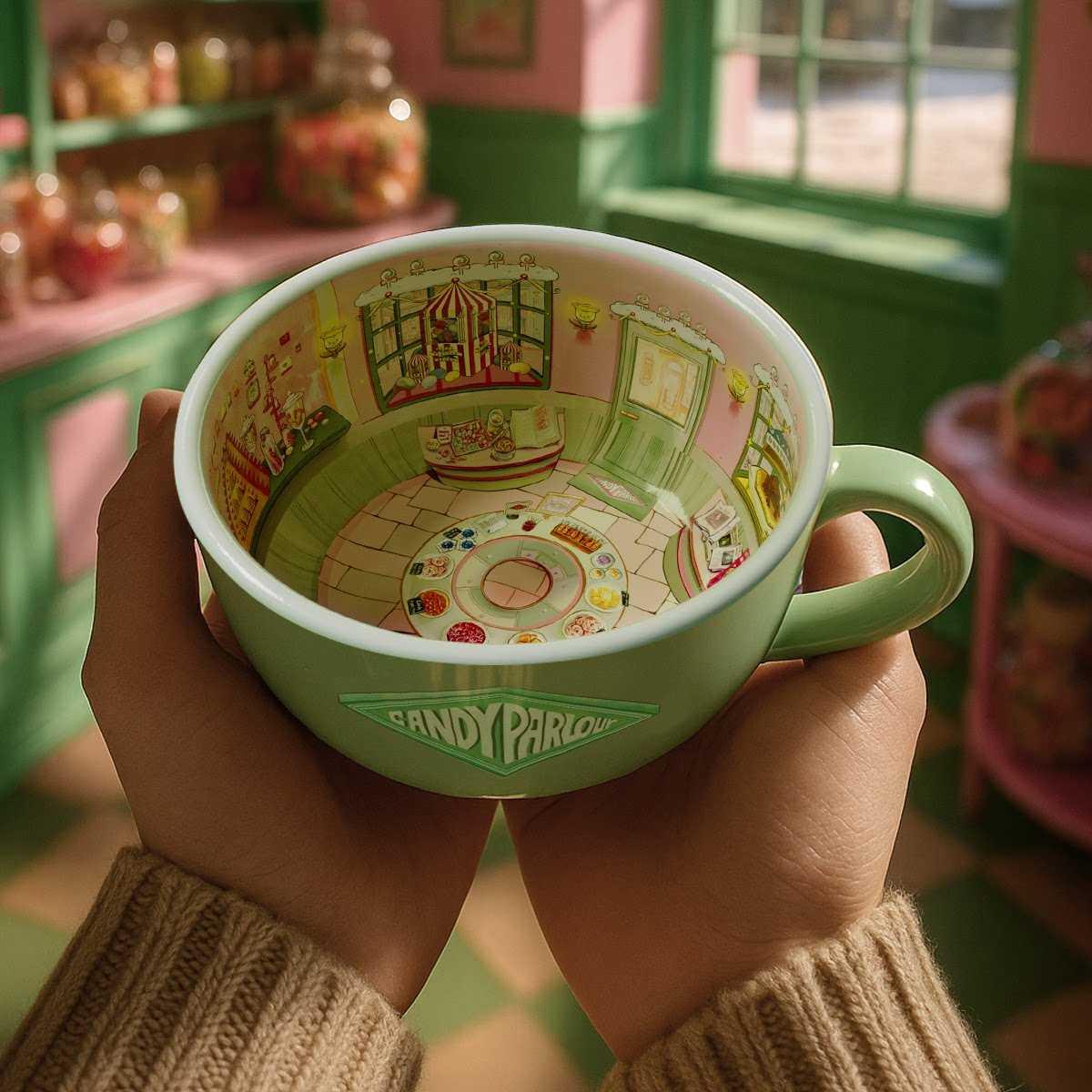 van gogh mugs Candy shop cup glazed color mug.