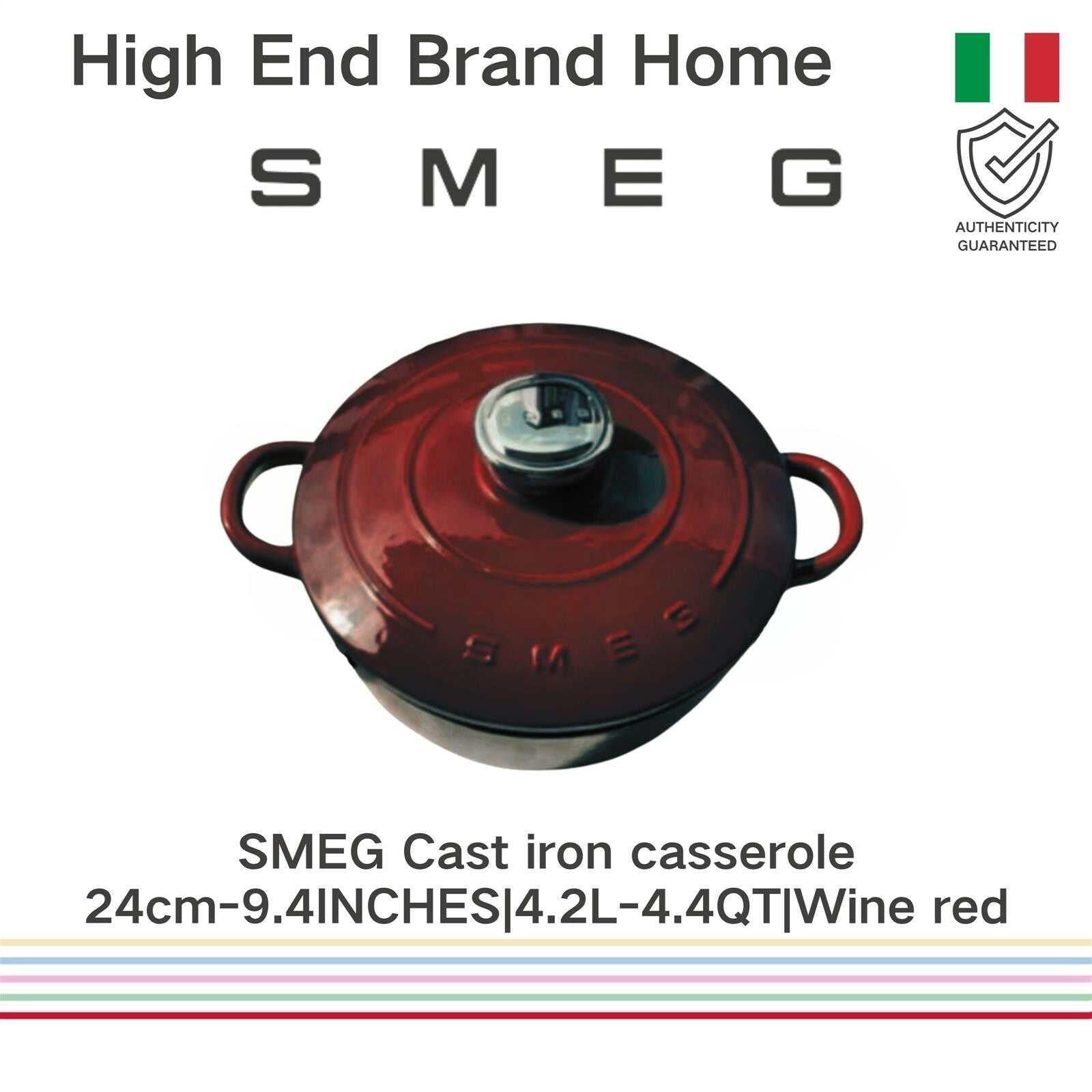 SMEG Enamel Pot 24CM Household Stew Pot Stew Pot 26cm.