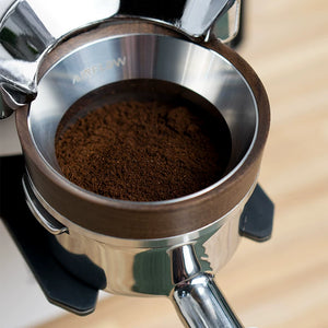 AIRFLOW Magnetic Powder Ring Espresso Maker 58mm Stainless Steel Powder Adapter Cloth Powder Ring Anti-Flying Powder