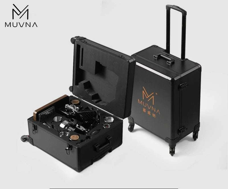 Fully Mechanical MUVNA Hand Crank Coffee Machine.