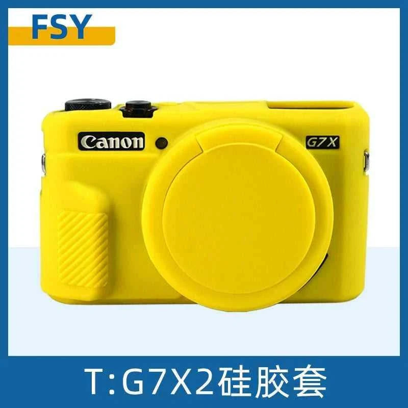 For Canon G7x2 Protective Case G7x3 Camera Bag Case Silicone Case Cute Card Dust Case Soft Case SX730 Portable Dropproof Accessories.