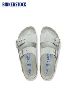 BIRKENSTOCK  Arizona double-button slippers.