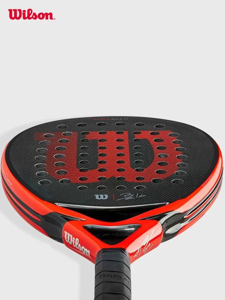 Wilson مضرب تنس باديل رسمي كربون فايبر احترافي للجنسين | Wilson Padel Racket.