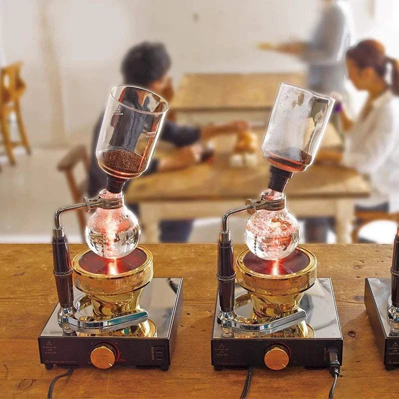 HARIO Siphon Heat Resistant Glass Siphon Coffee Pot Brew Coffee Maker Set.