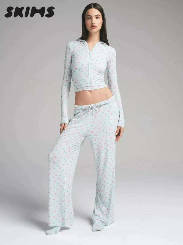 SKIMS Hooded Jacket Pants Loungewear