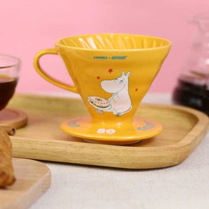 HARIO Moomin Co-branded Hand Crank Grinder Gift Box V60 Filter Cup.