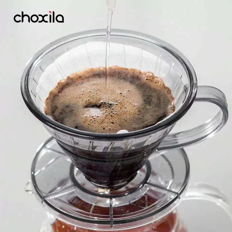 حقيبة أدوات القهوة المختصة V60 متكاملة باللون الأسود.