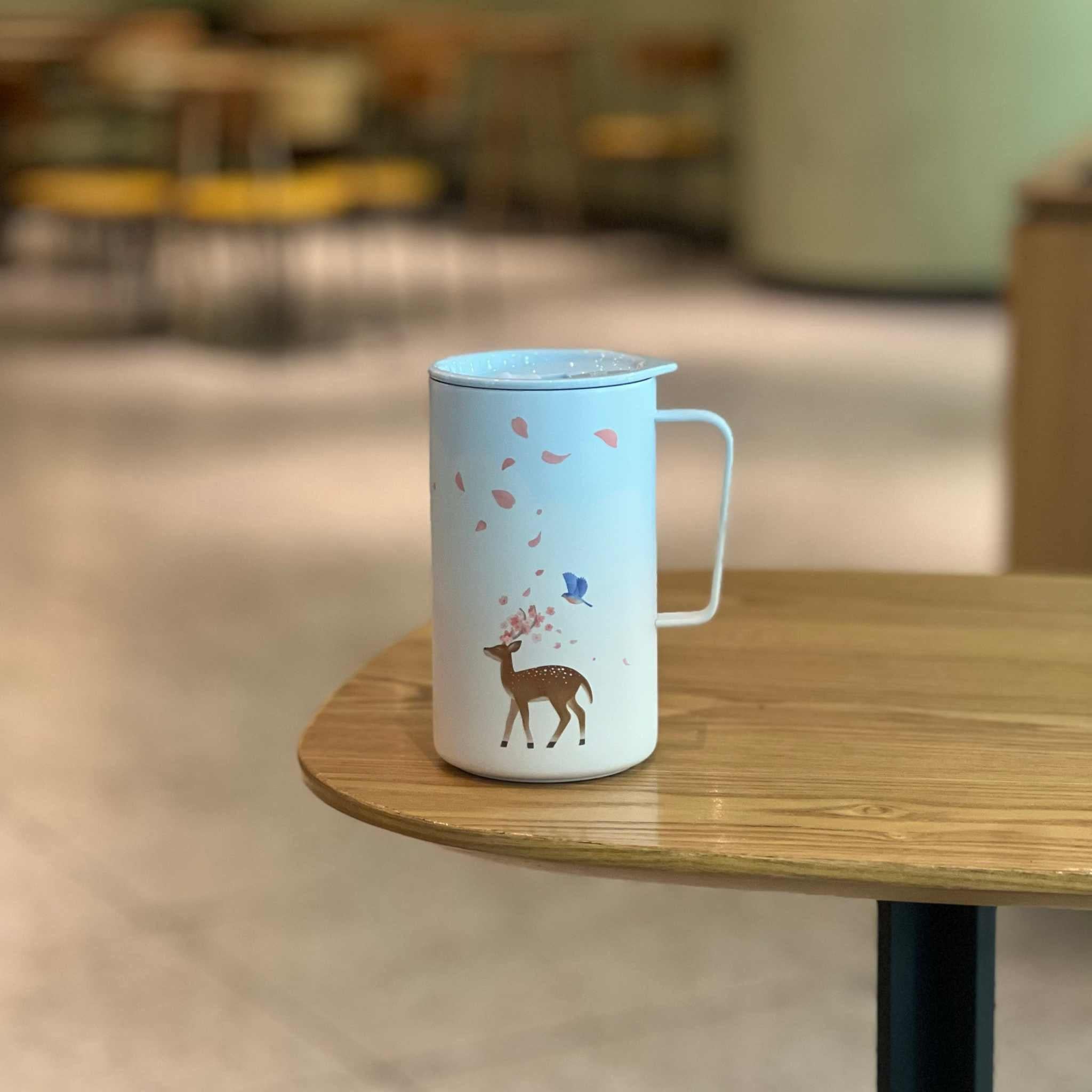 Starbucks Cup 2025 Cherry Blossom Spring Bloom Pink High Value Mark Glass Straw Stainless Steel Insulated Water Cup.