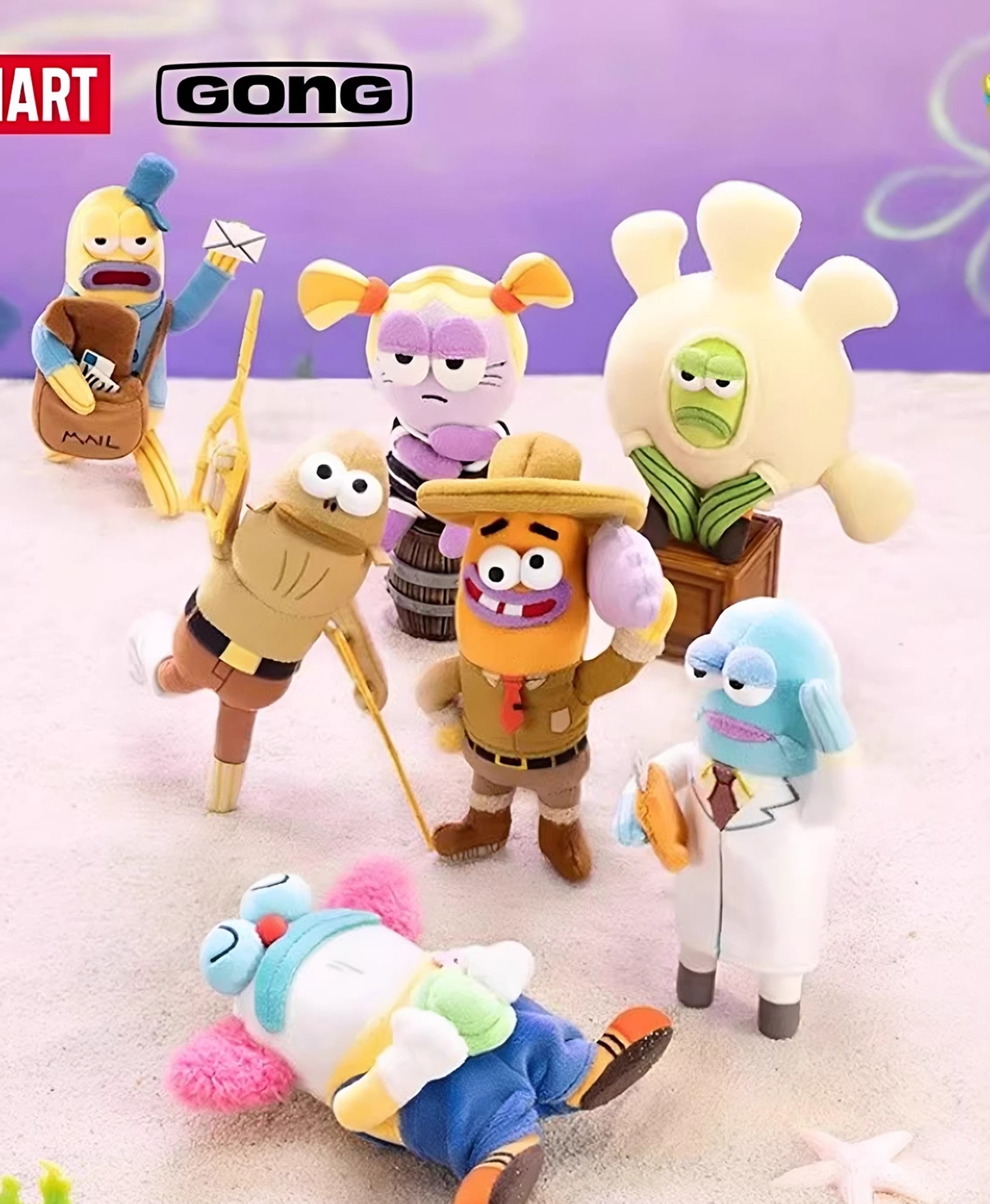 100% original SpongeBob Bikini Bottom Buddies 2 plush toys