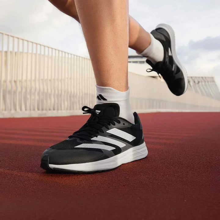 Adidas | أديداس حذاء Adizero RC 4 أسود للركض والتدريب بخفة وزن وراحة عالية