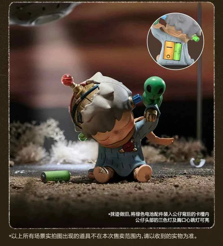 POP MART Hirono Echo Series figure with toy elements and intricate details.