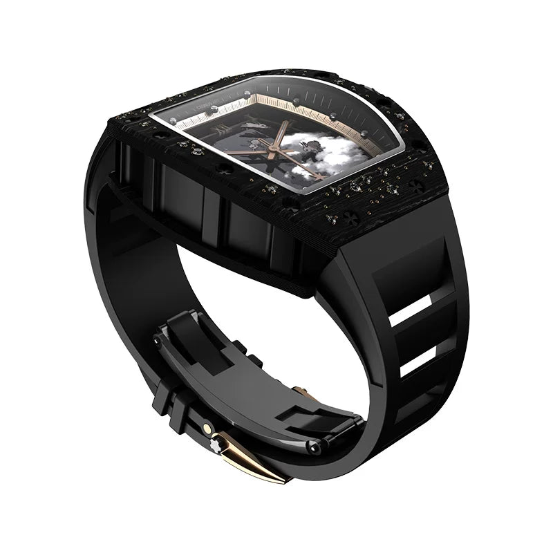 CRONUSART Carbon Fiber Fun Series National Style Trend Mechanical Watch Automatic Mechanical Watch