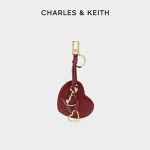 CHARLES &KEITH 26 Heart Bag Pendant Keychain.