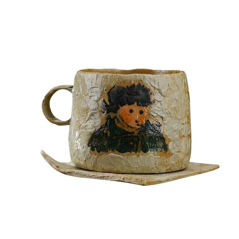 Yifang handmade coffee cup  Van Gogh صنلعة يدوية.