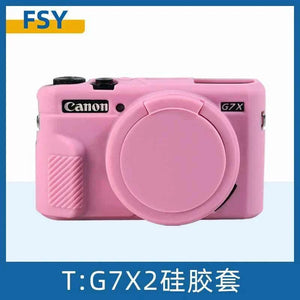 For Canon G7x2 Protective Case G7x3 Camera Bag Case Silicone Case Cute Card Dust Case Soft Case SX730 Portable Dropproof Accessories.