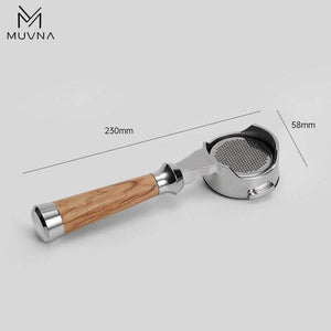 بورتافلتر مكشوف MUVNA مقاس 58mm بمقبض أنيق.