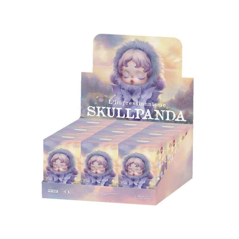 دمى Skullpanda L'impressionnisme الفنية بملمس فرو ناعم.