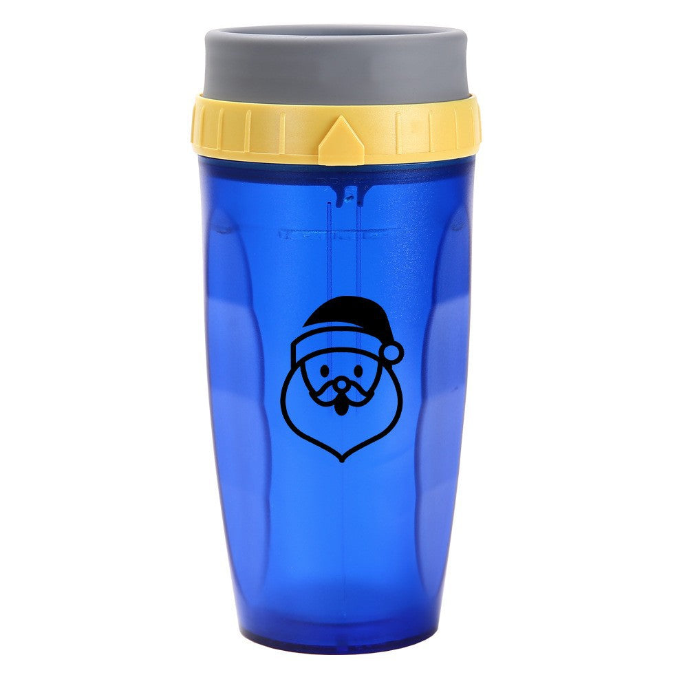 Cross-border explosive French lidless twist cup Neolid handy straw cup children's student portable creative plastic cup