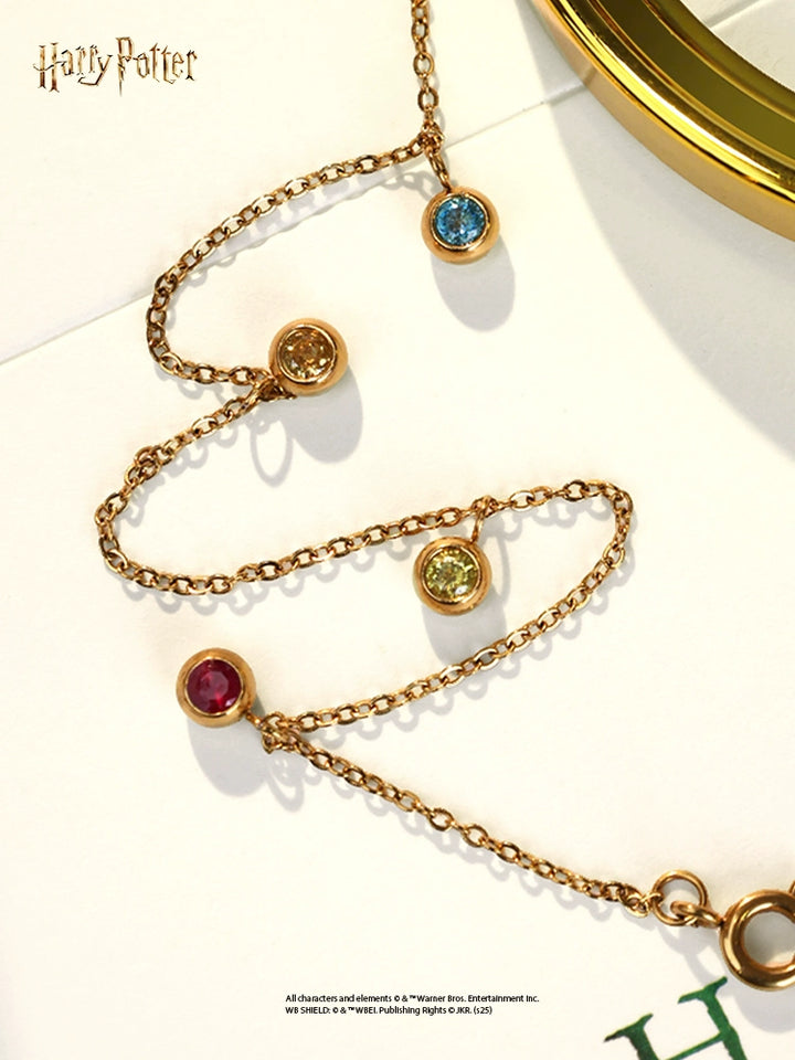 Genuine Harry Potter peripherals Hogwarts Four Houses handmade necklaces, fashionable hand accessories, exquisite accessories and gifts