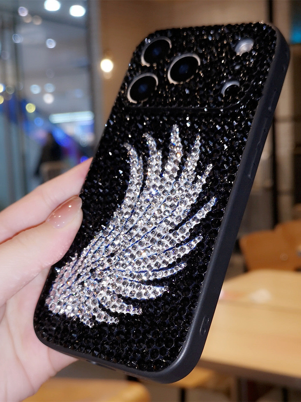 Popular iPhone 17 Pro Max Case, iPhone 16 Air Premium Case, iPhone 15 Plus Luxury Rhinestone Creative Personalized Wings Protective Case, iPhone 14 Full-Coverage Case with Precise Cutouts and Drop Protection for Women, iPhone 13 and iPhone 12