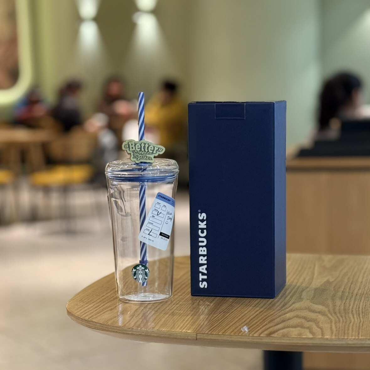 Starbucks Cup Denim Mark Accompanying Stainless Steel.