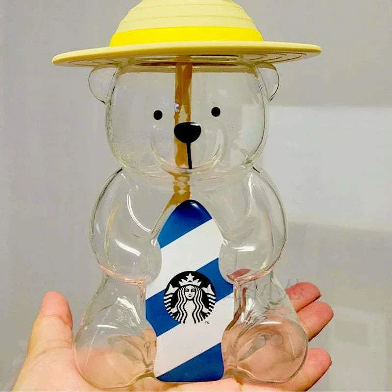 Korean Starbucks Cup Yellow Cap Bear.