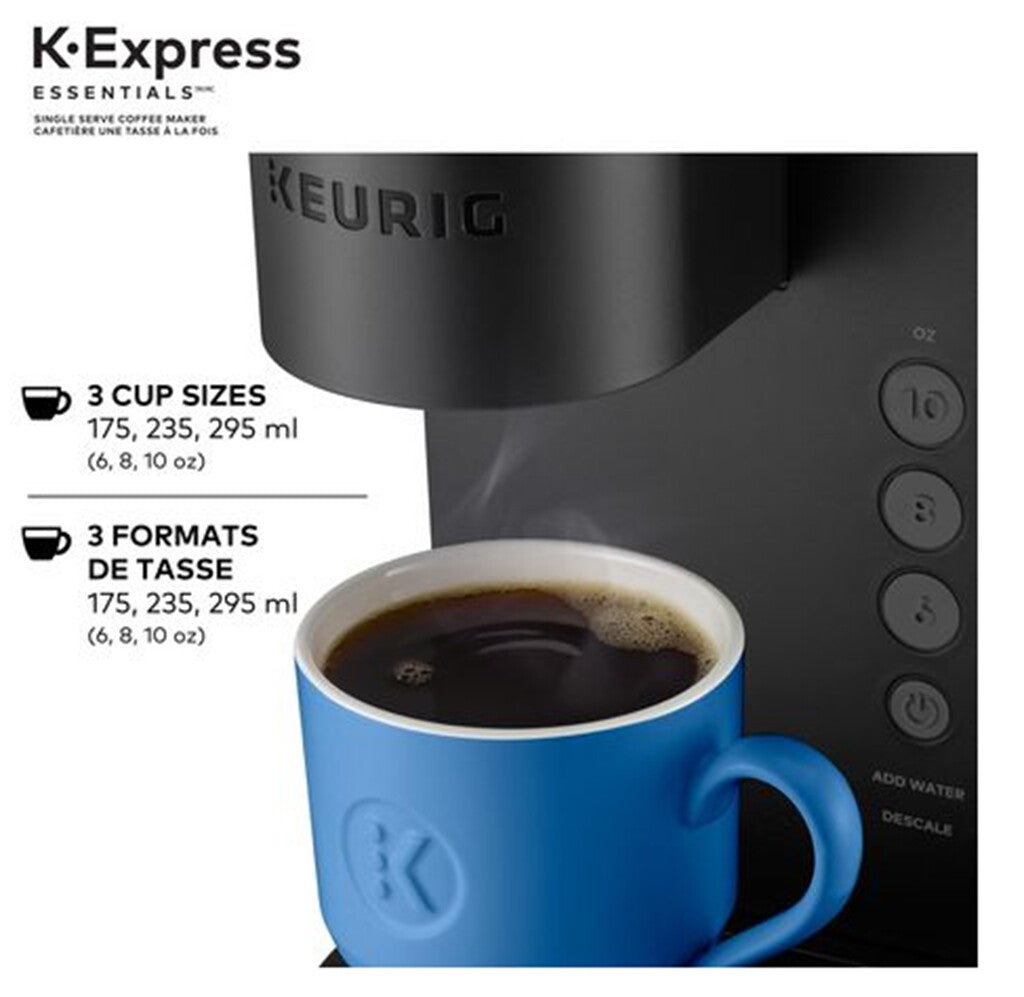 صورة أحجام الكوب لماكينة قهوة الكبسولات بشعار Keurig