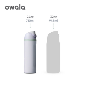 مطارة ماء Owala FreeSip عازلة للحرارة بألوان متنوعة.