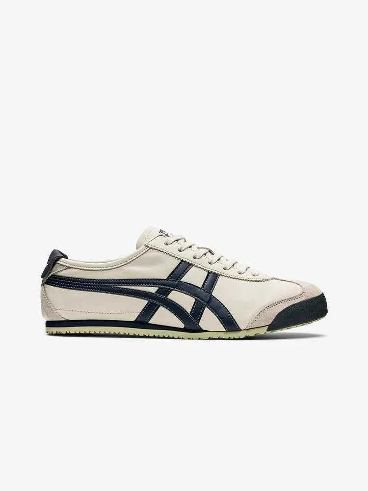 Onitsuka Tiger حذاء MEXICO 66™ فينتاج كلاسيك أزرق داكن للجنسين بأسلوب Athleisure | Onitsuka Tiger Sneakers.