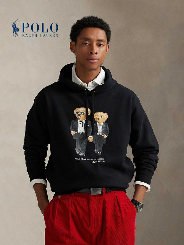 Ralph Lauren Men's Loose Bear Hoodie Hoodie