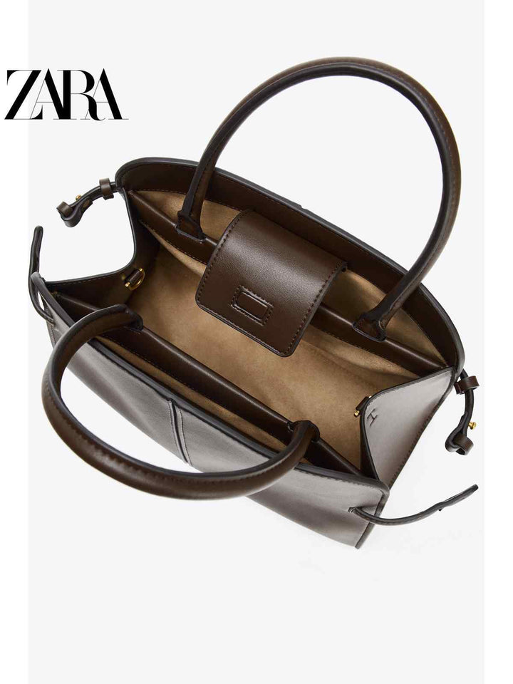ZARA2025 Autumn New Women's Bag Large Capacity Urban Leisure Bag 6353610 721