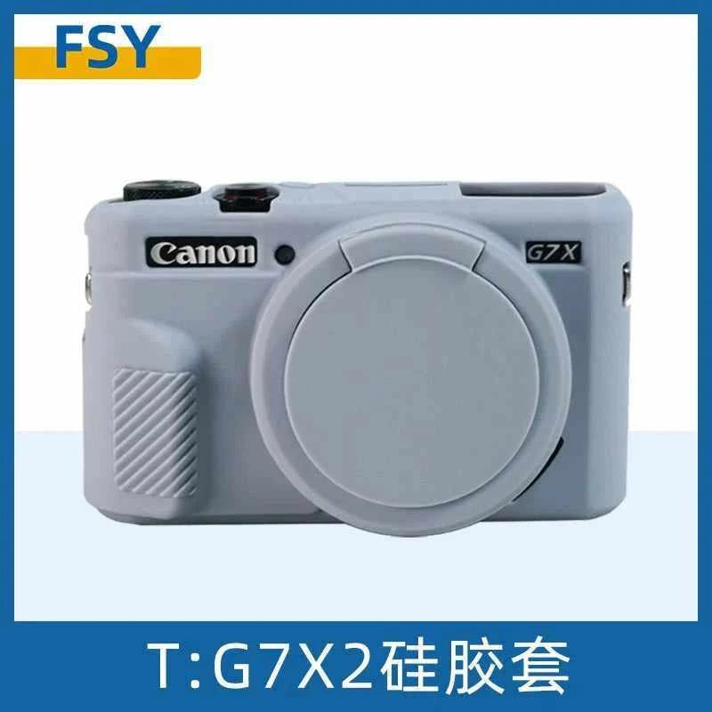 For Canon G7x2 Protective Case G7x3 Camera Bag Case Silicone Case Cute Card Dust Case Soft Case SX730 Portable Dropproof Accessories.
