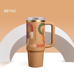 Stanley Tumbler كوب ستانلي الأصلي بأشكال فنية ونقوش مميزة ✨🎨.