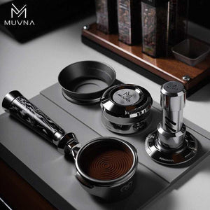 مكبس قهوة Muvna مقاس 58.35mm ستانلس ستيل بضغط ثابت.