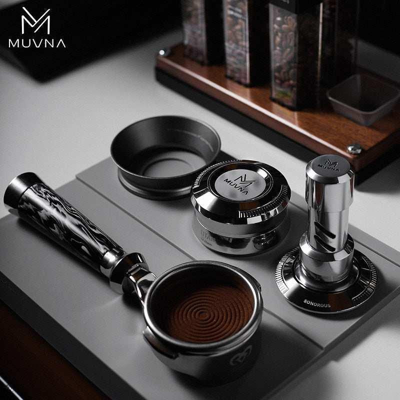 مكبس قهوة Muvna مقاس 58.35mm ستانلس ستيل بضغط ثابت.