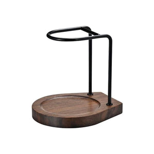 HARIO Walnut V60 Coffee Filter Cup and Grinder.