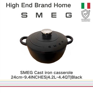 SMEG Enamel Pot 24CM Household Stew Pot Stew Pot 26cm.