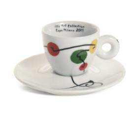 طقم أكواب Espresso من illy Art Collection بتصاميم فنية.