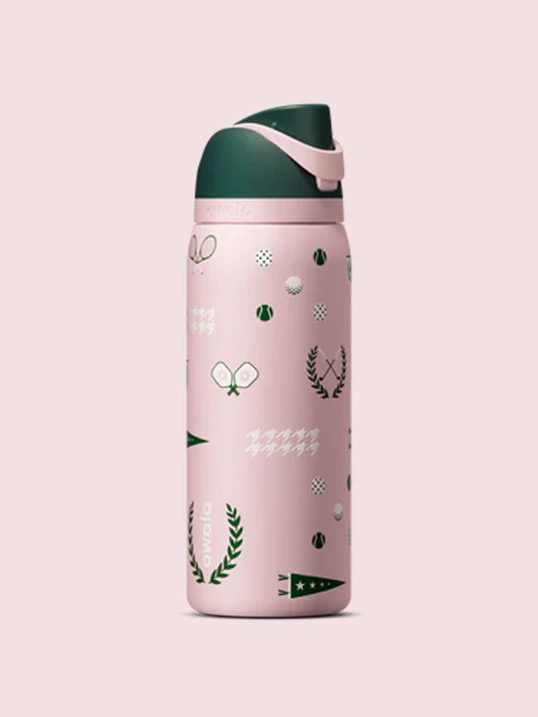 Owala New Tennis Powder Thermal Insulation Sports Kettle Weekend Outing Water Cup Large Capacity Gift Cup 32oz