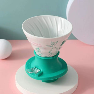 HARIO Moomin Co-branded Hand Crank Grinder Gift Box V60 Filter Cup.
