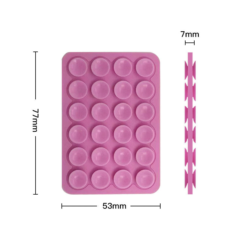 Double-sided silicone suction cup phone case holder high-value anti-drop three-dimensional suitable for Apple 17 female 2026 new model.